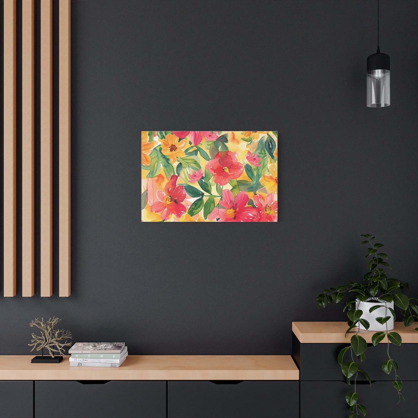 Floral Matte Canvas