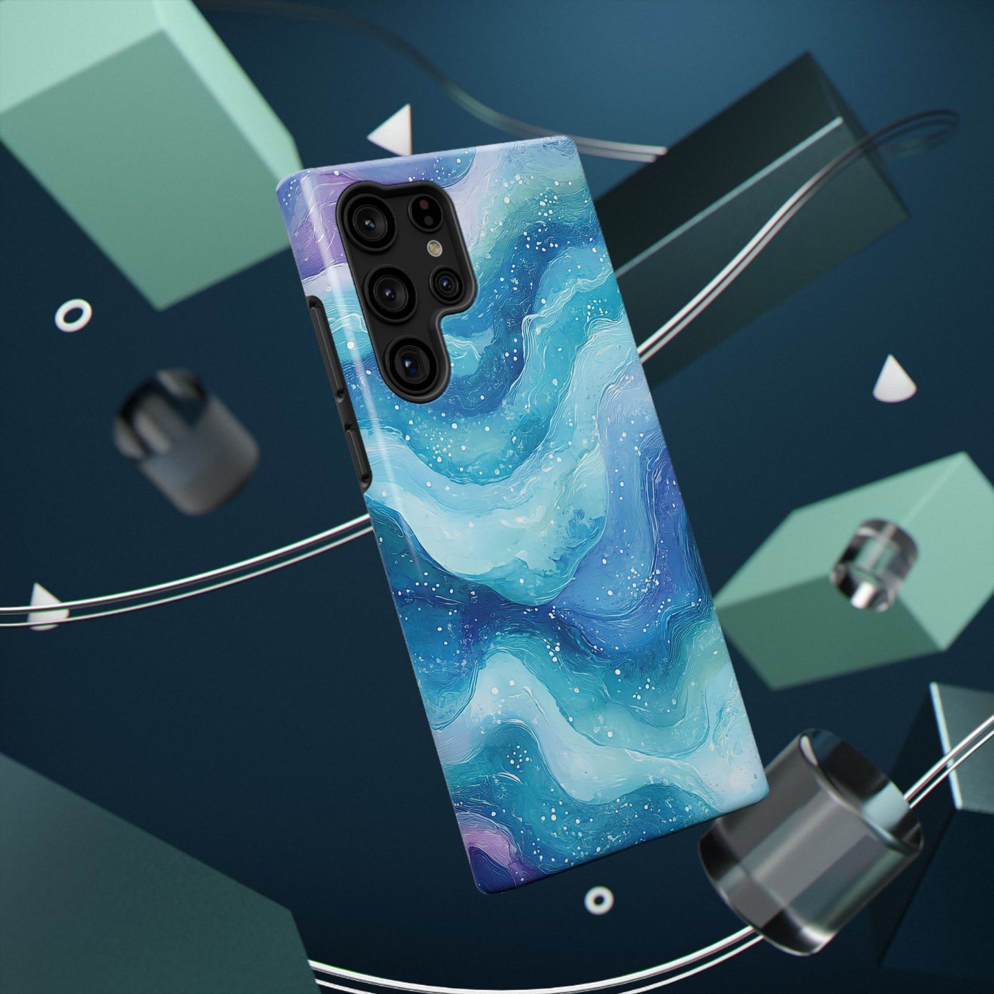 Ocean Wave Impact-Resistant Phone Case - Stylish and Durable Design
