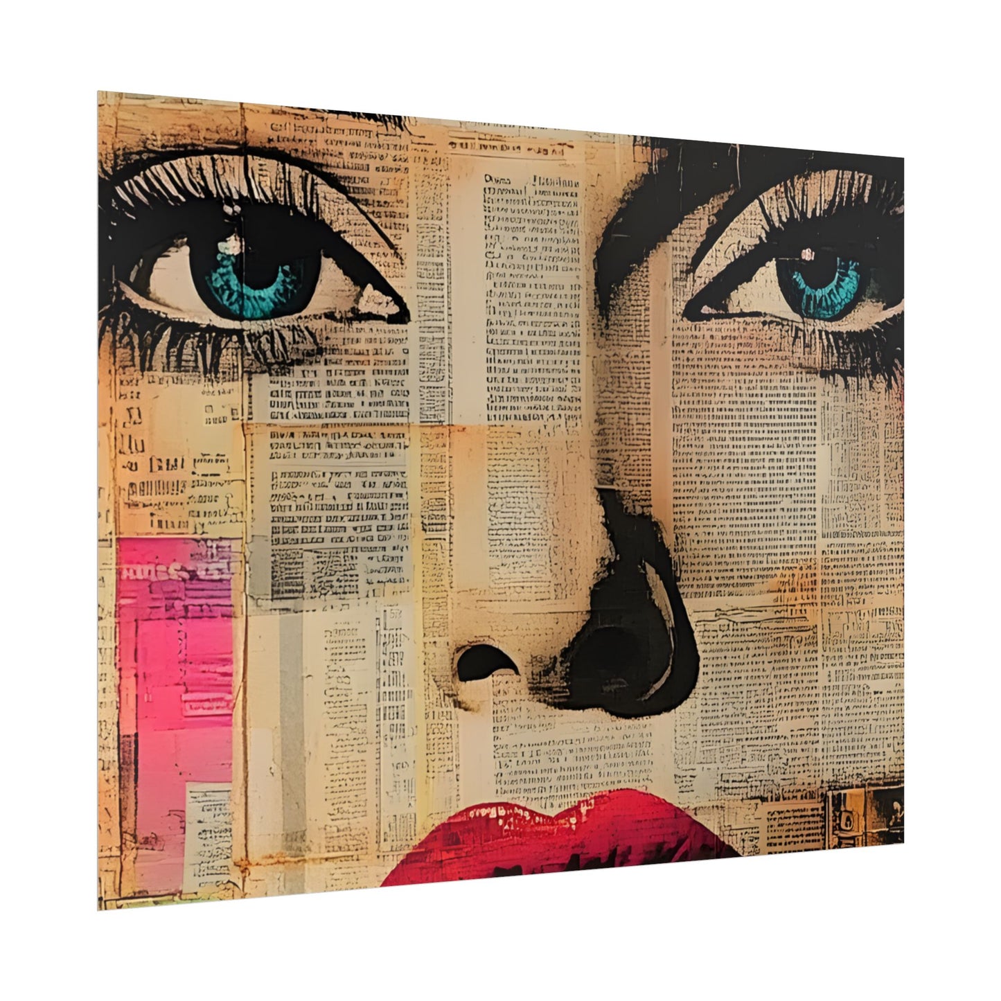 Retro Pop Culture Woman Poster 13 , Comic Wall Art