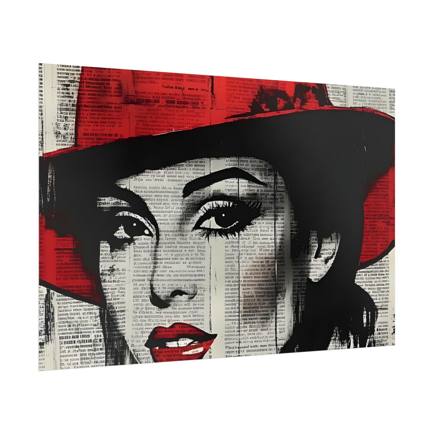 Retro Pop Culture woman 4 - Vintage poster, Wall Art