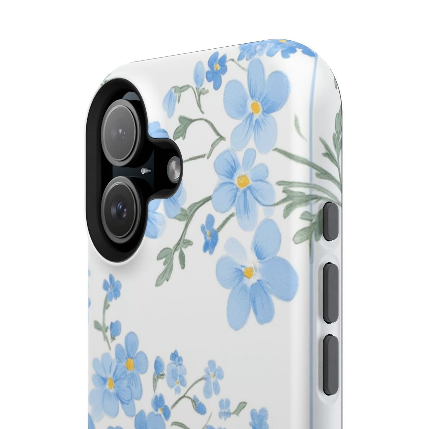 Blue Flower Design Floral Phone Case