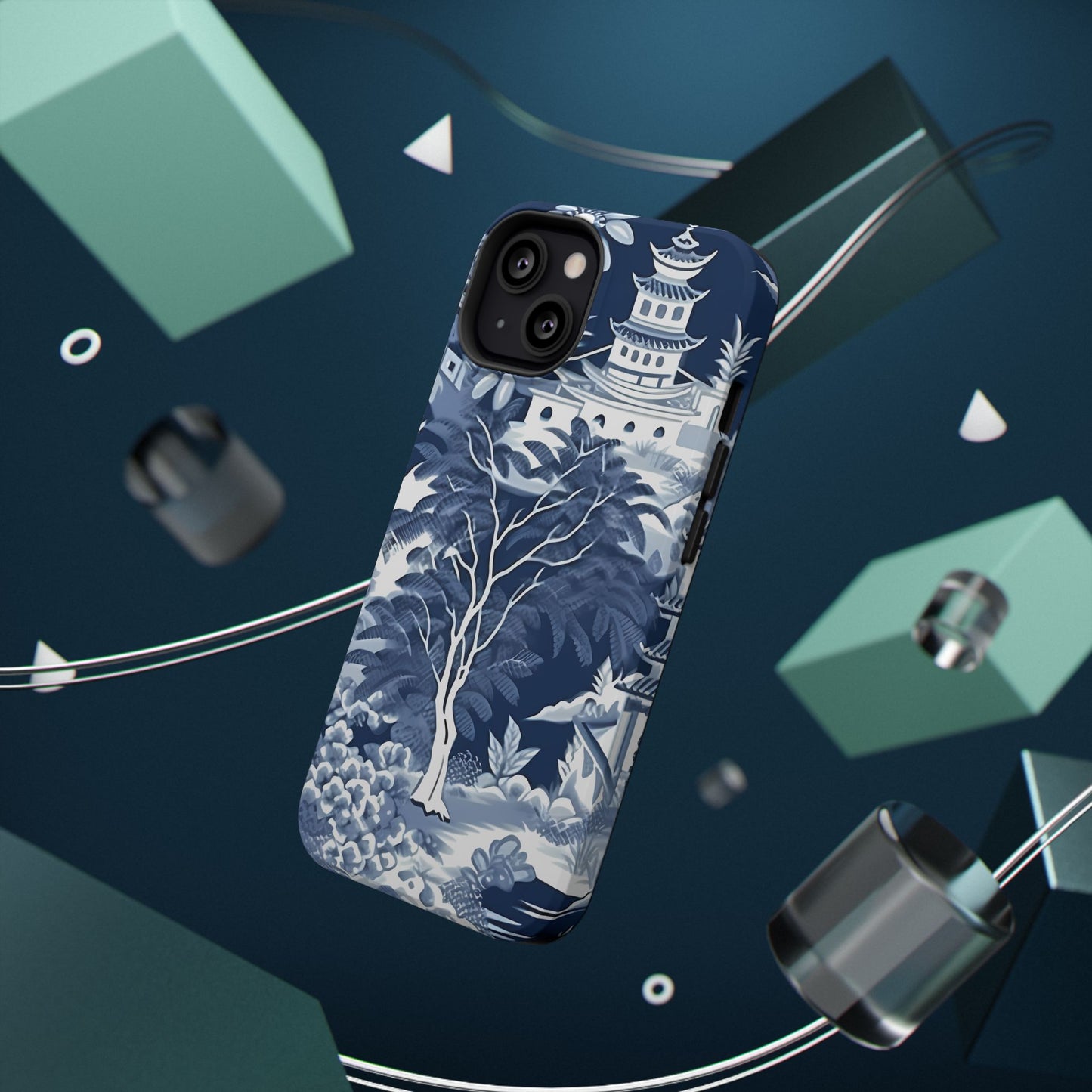 Elegant Blue Landscape Phone Case
