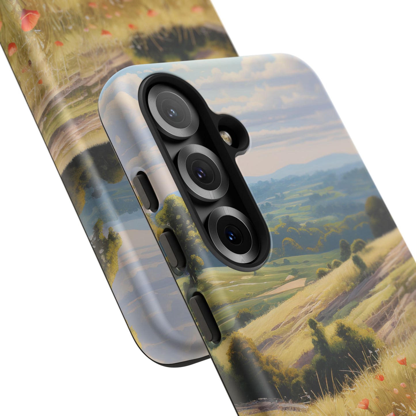 Phone Case with Beautiful Poppy Field Design