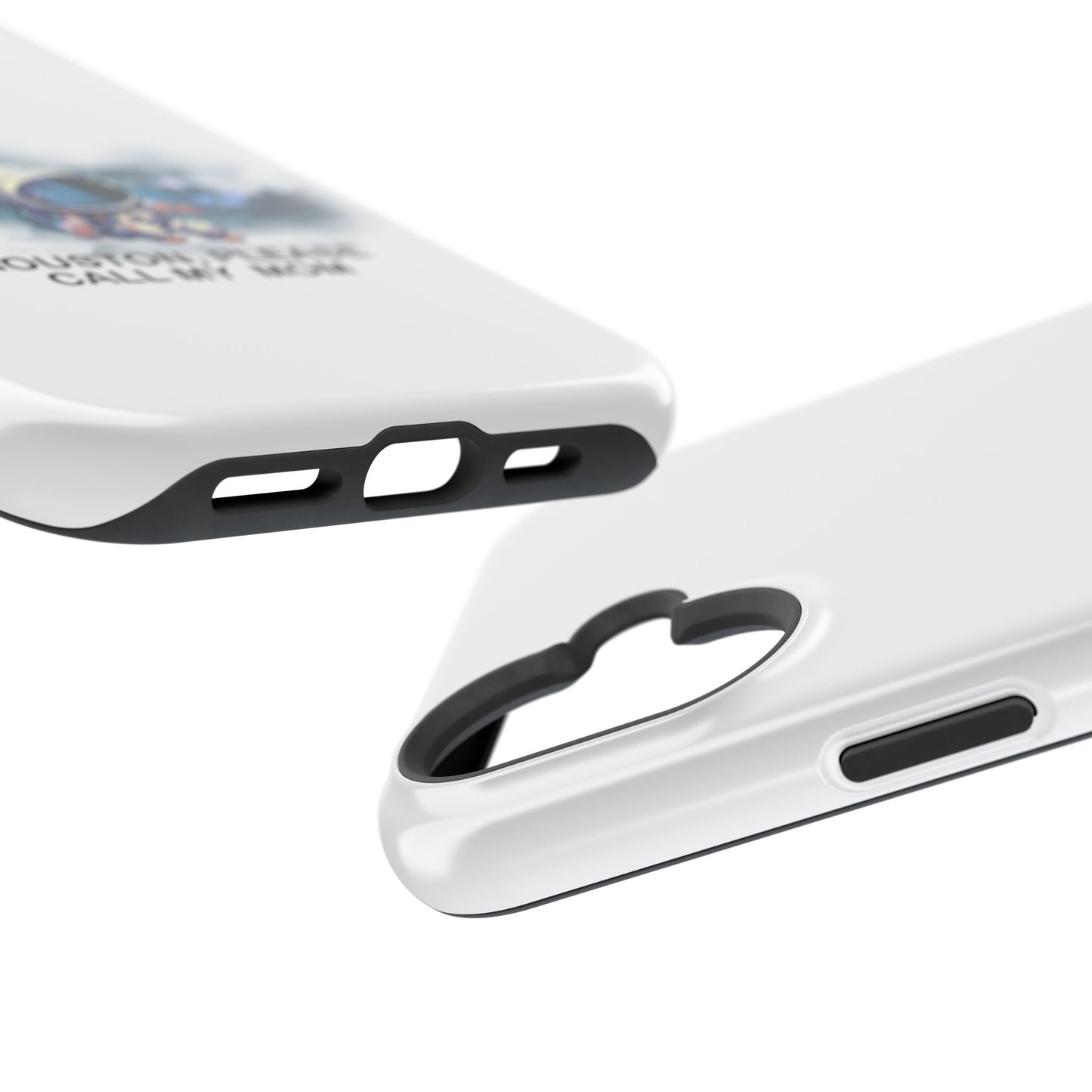 Astronaut Phone Case - "Houston, Please Call My Mom" Impact-Resistant Cover for Space Lovers