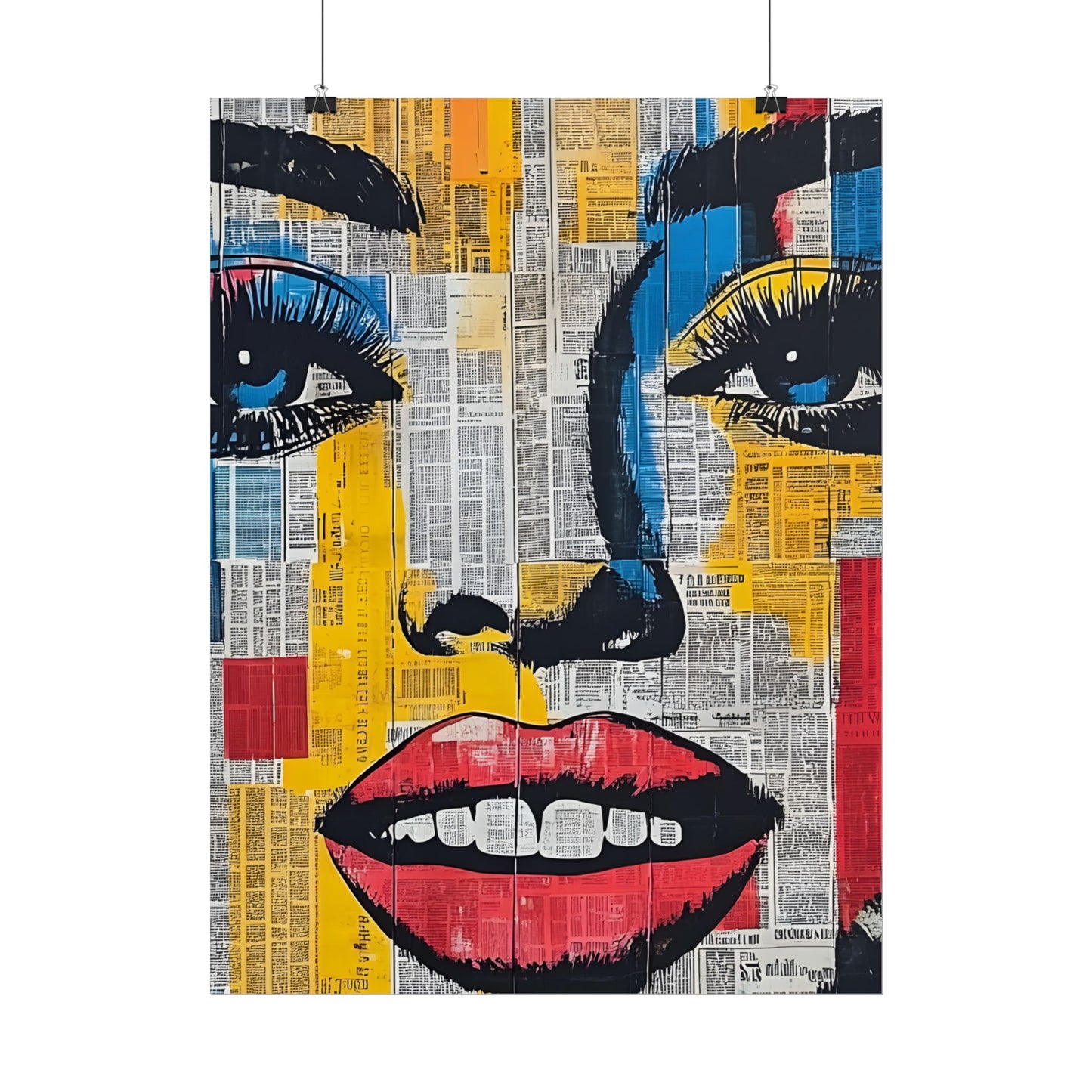 Poster Wall Art - Retro Pop Culture Woman 18 Comic Book Style