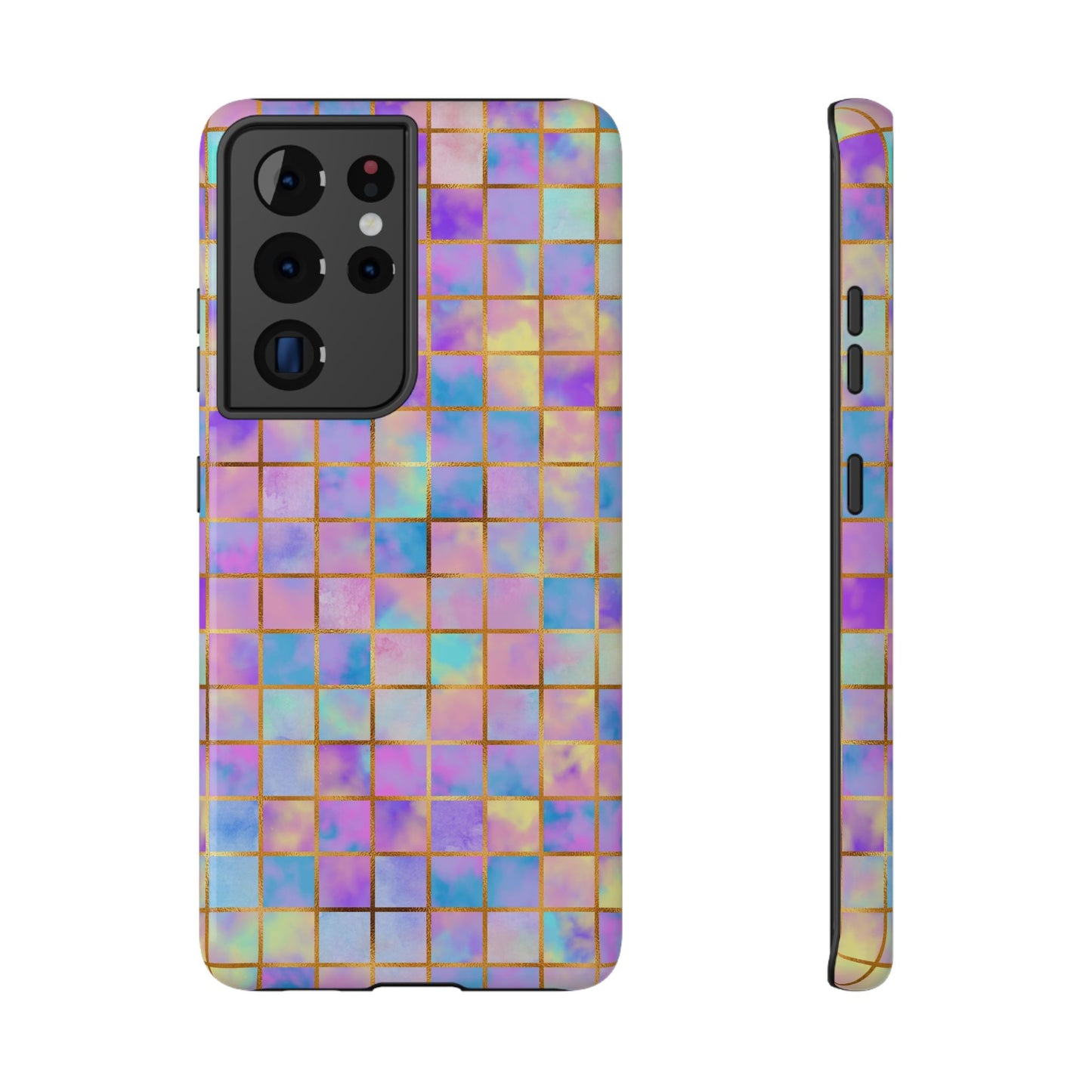 Colorful Mosaic Impact-Resistant Phone Case