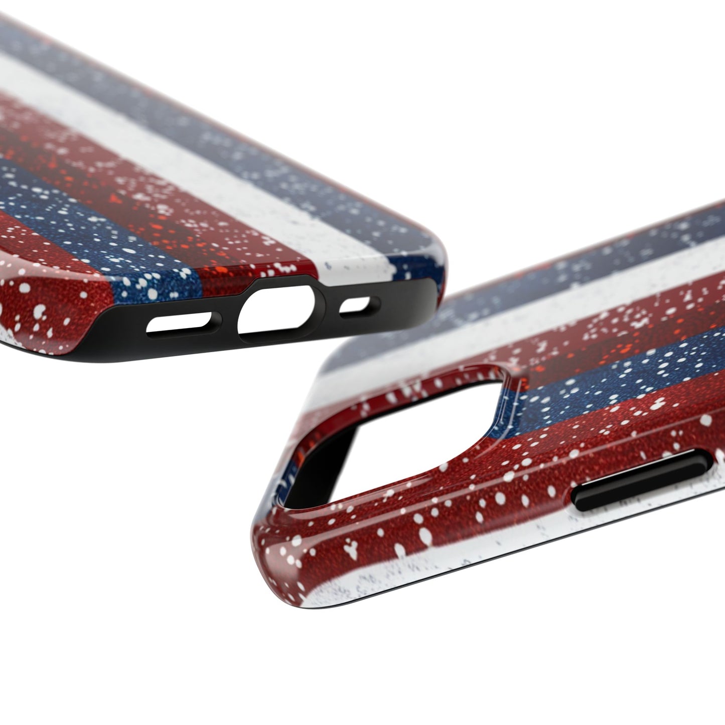 Patriotic Glitter Tough Phone Case