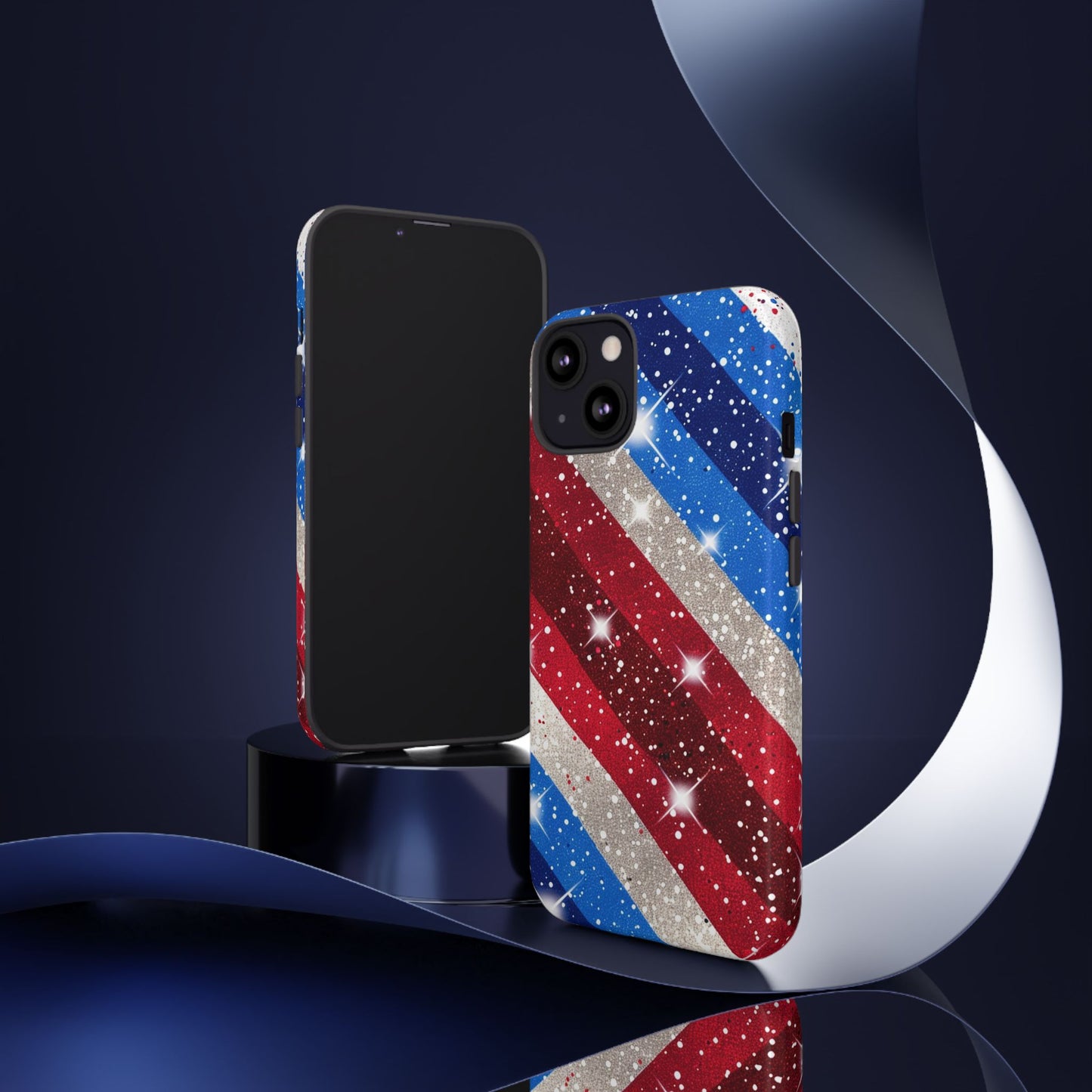 Glittery Patriotic Phone Case - Tough Cases