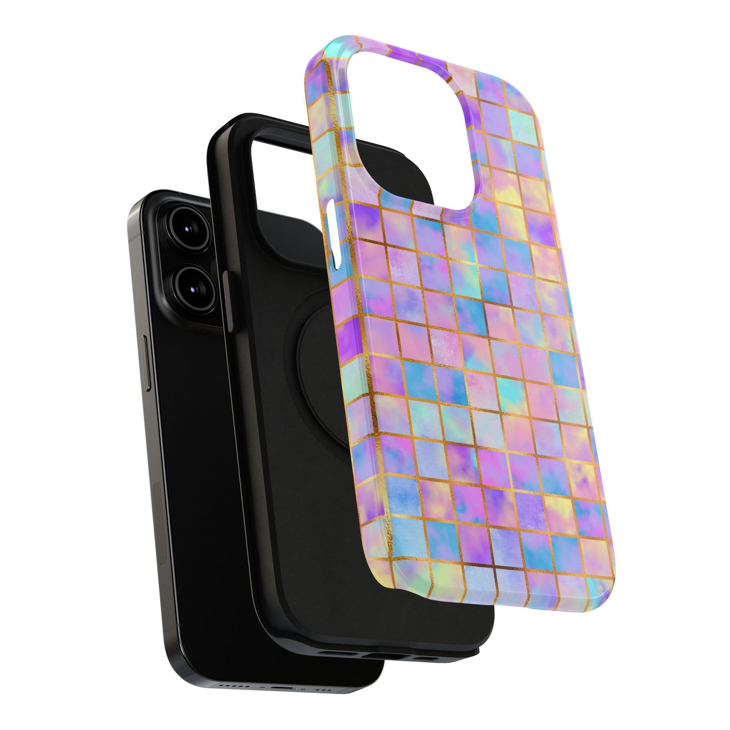 Colorful Mosaic Impact-Resistant Phone Case