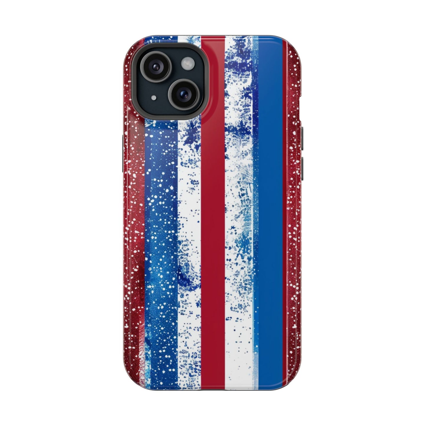 Patriotic Stripes Impact-Resistant Phone Case
