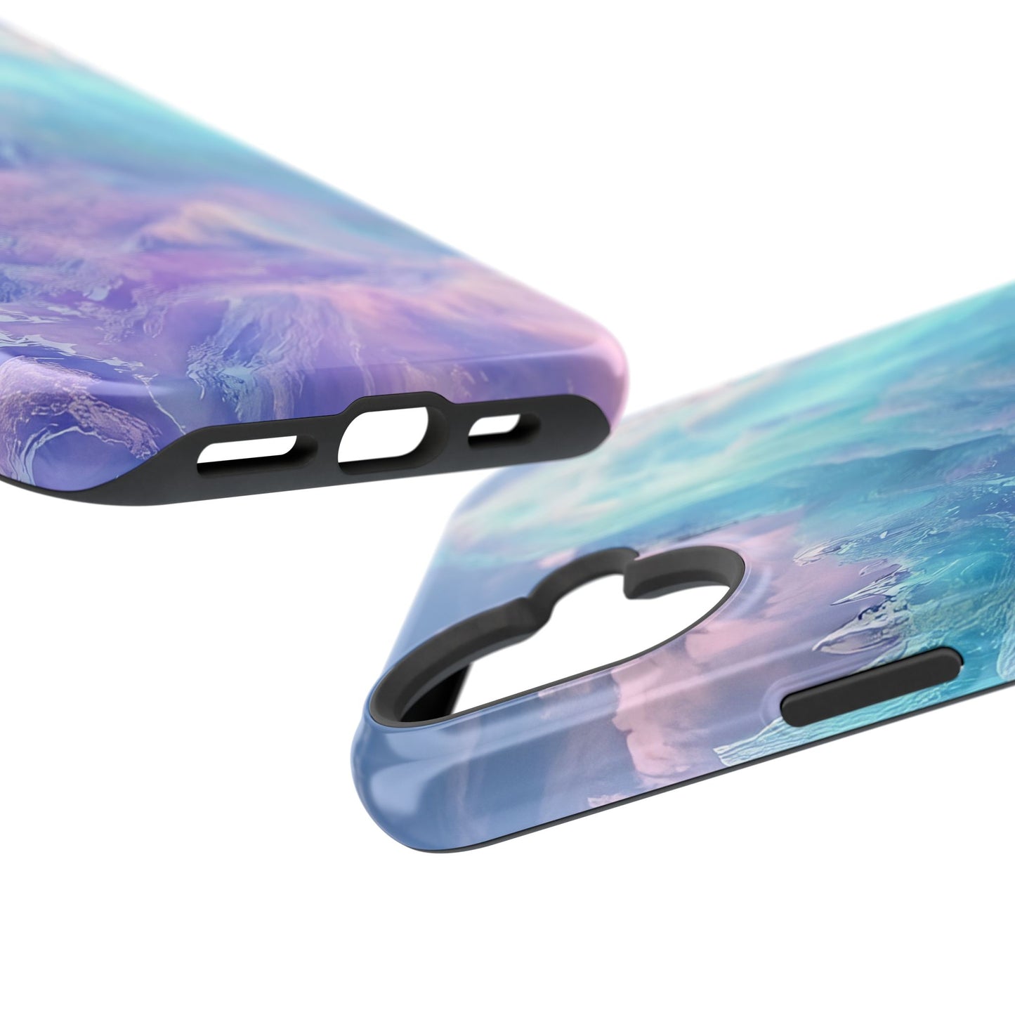 Phone Case - Colorful Abstract Waves Design