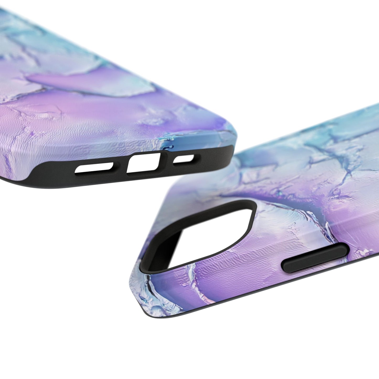 Vibrant Impact-Resistant Phone Case - Colorful Texture Design