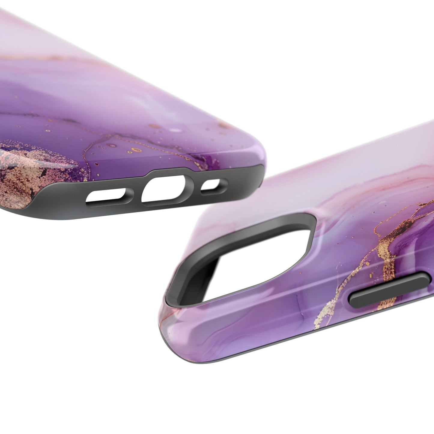 Elegant Purple Marble iPhone Case
