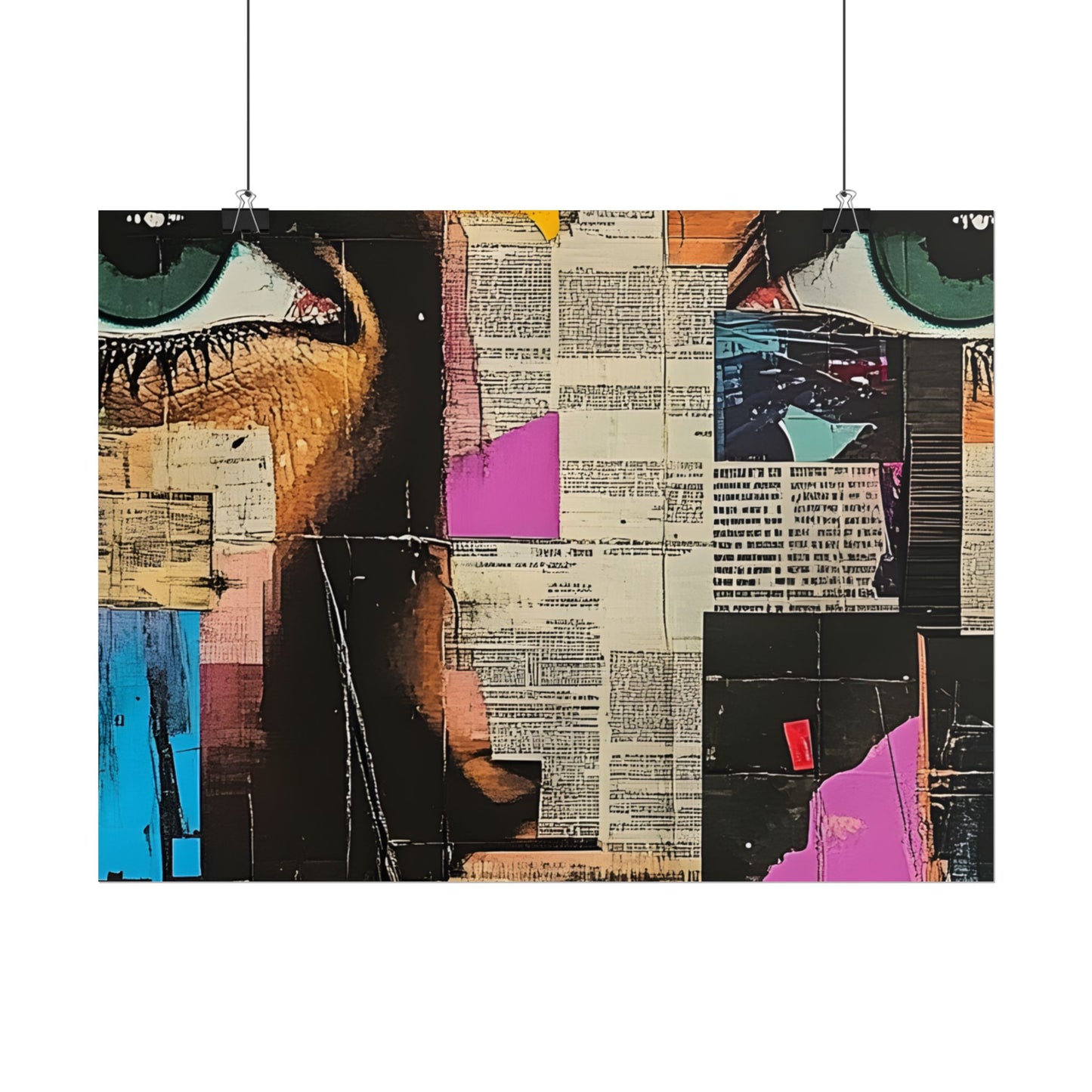 Wall Art Poster - Retro Pop Culture Woman 14 Comic Book Style
