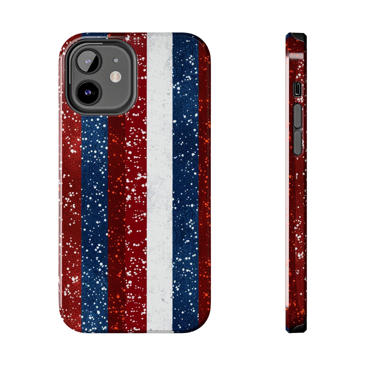 Patriotic Glitter Tough Phone Case