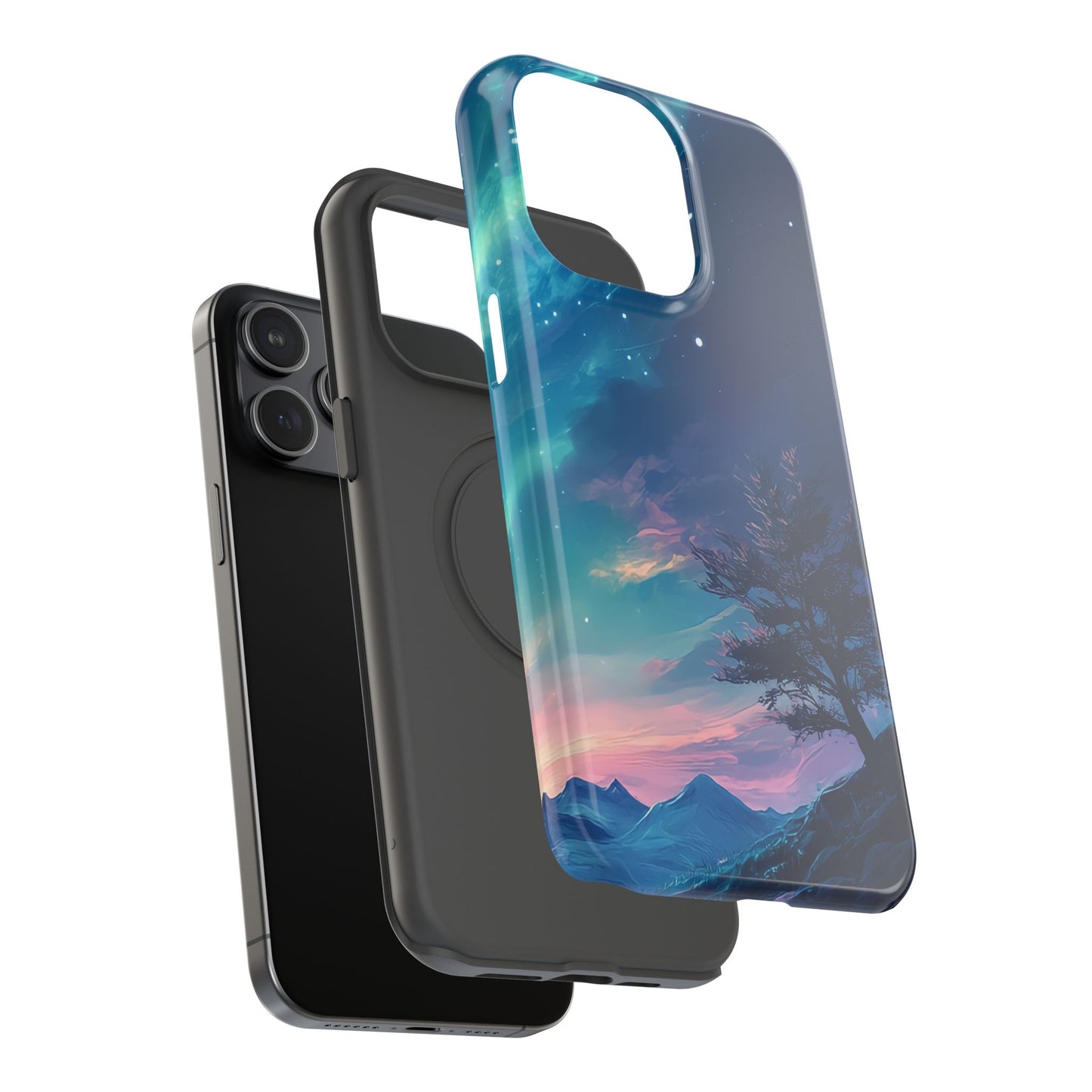 Stunning Galaxy Tree Impact-Resistant Phone Case