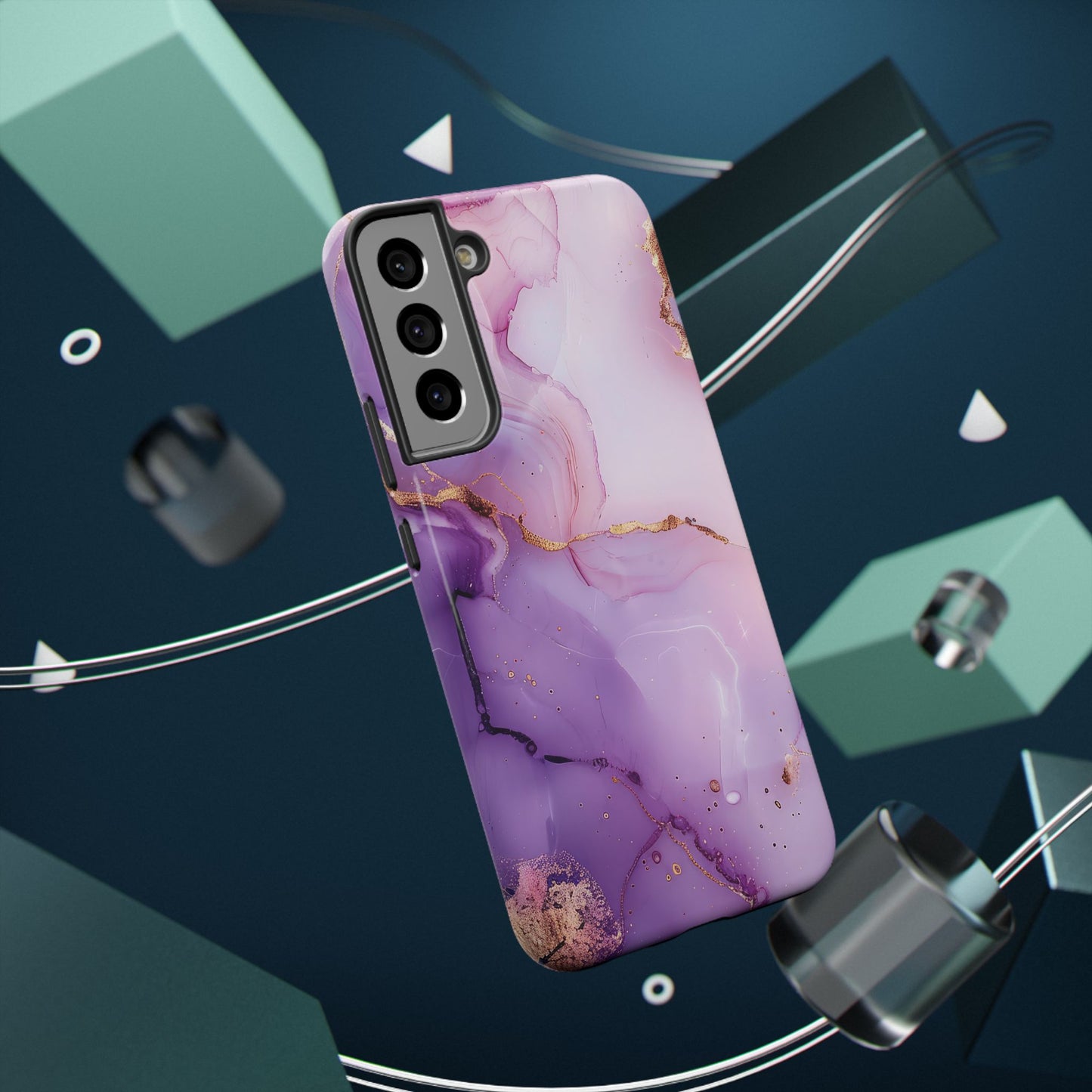 Elegant Purple Marble iPhone Case