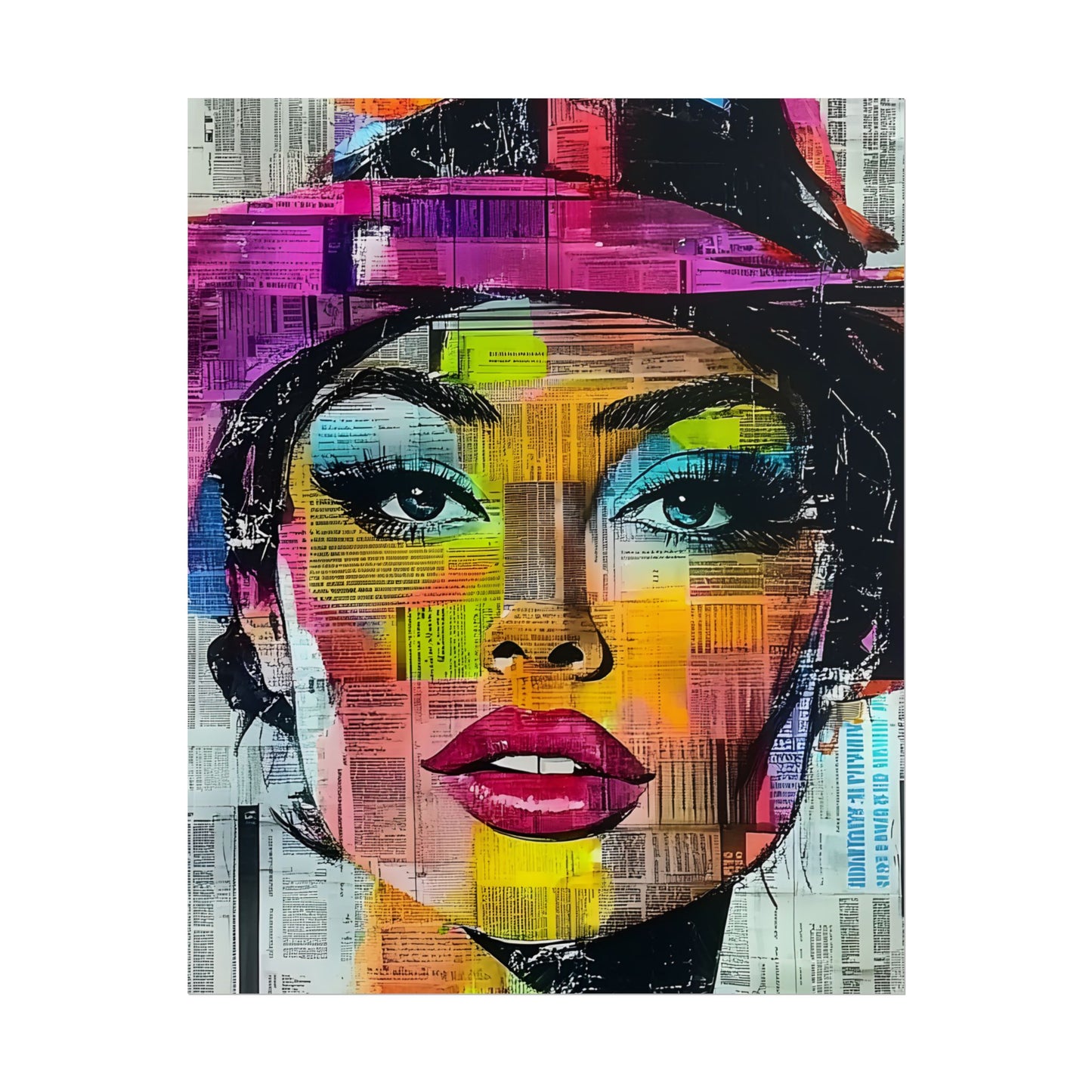 Retro Pop Culture Woman 9 - Wall Art, Retro Art