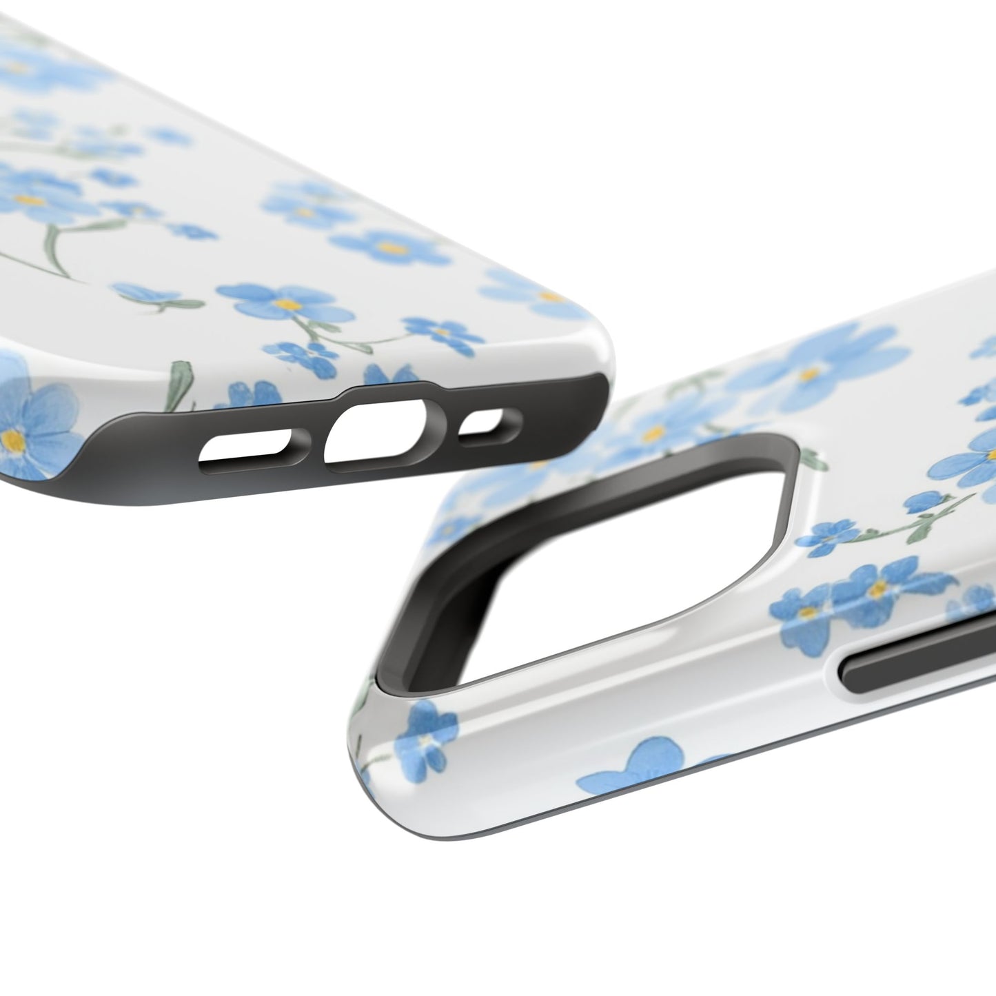 Blue Flower Design Floral Phone Case