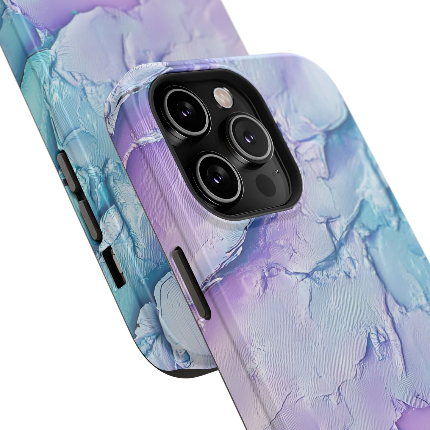 Vibrant Impact-Resistant Phone Case - Colorful Texture Design