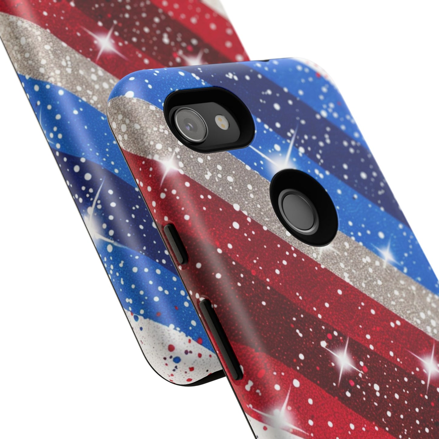 Glittery Patriotic Phone Case - Tough Cases