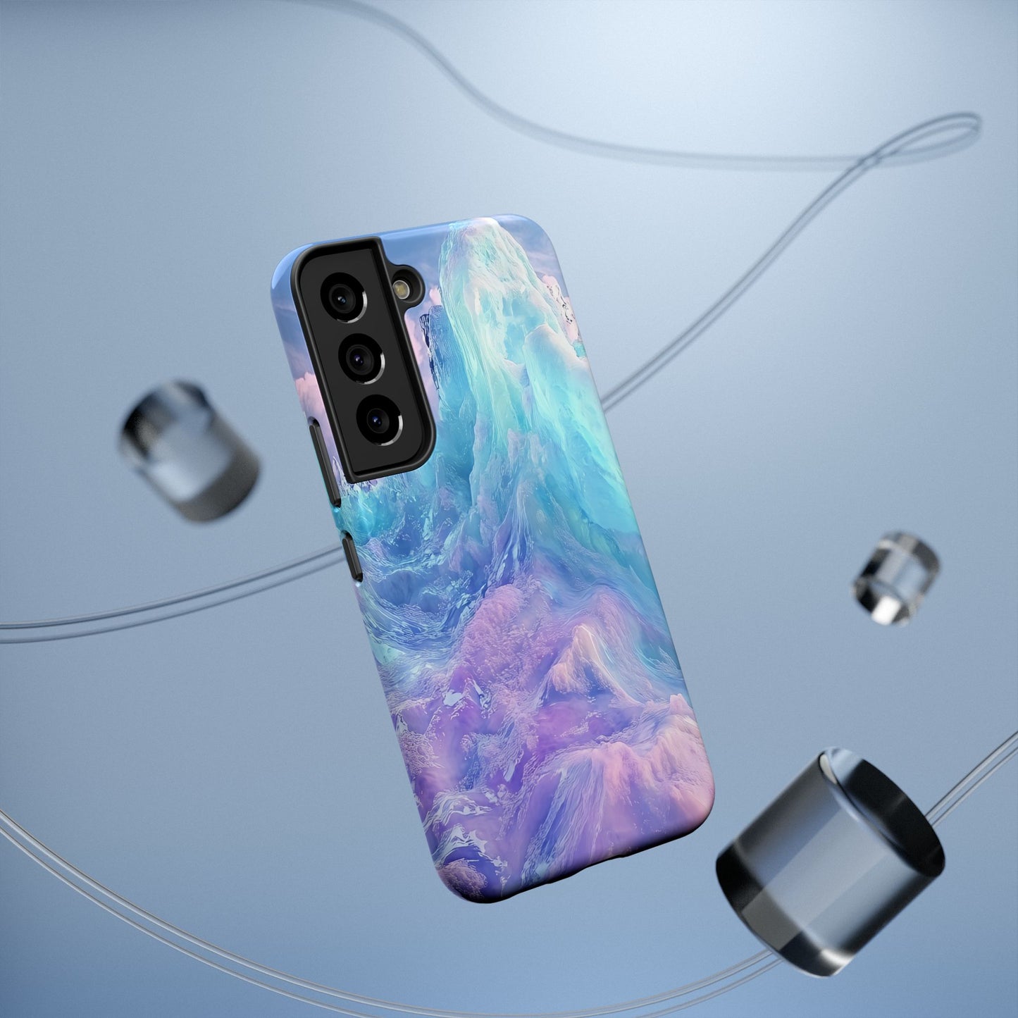 Phone Case - Colorful Abstract Waves Design