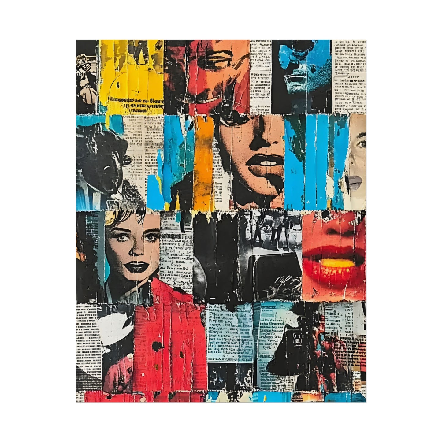 Retro Pop Culture Girl 7 - wall art
