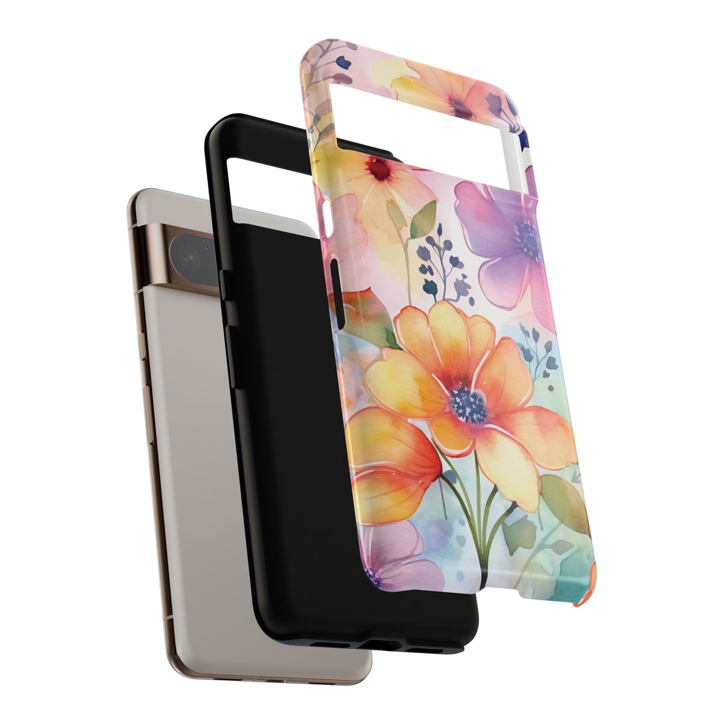 Floral Tough Case for Google Pixel- theme 1