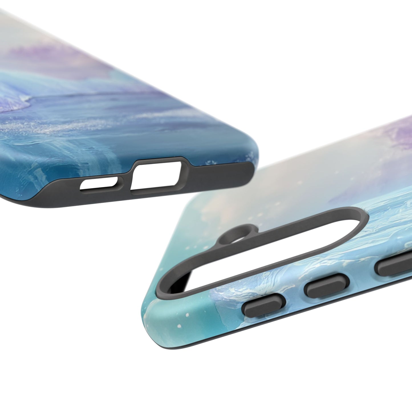 Artistic Phone Case with Iceberg Design