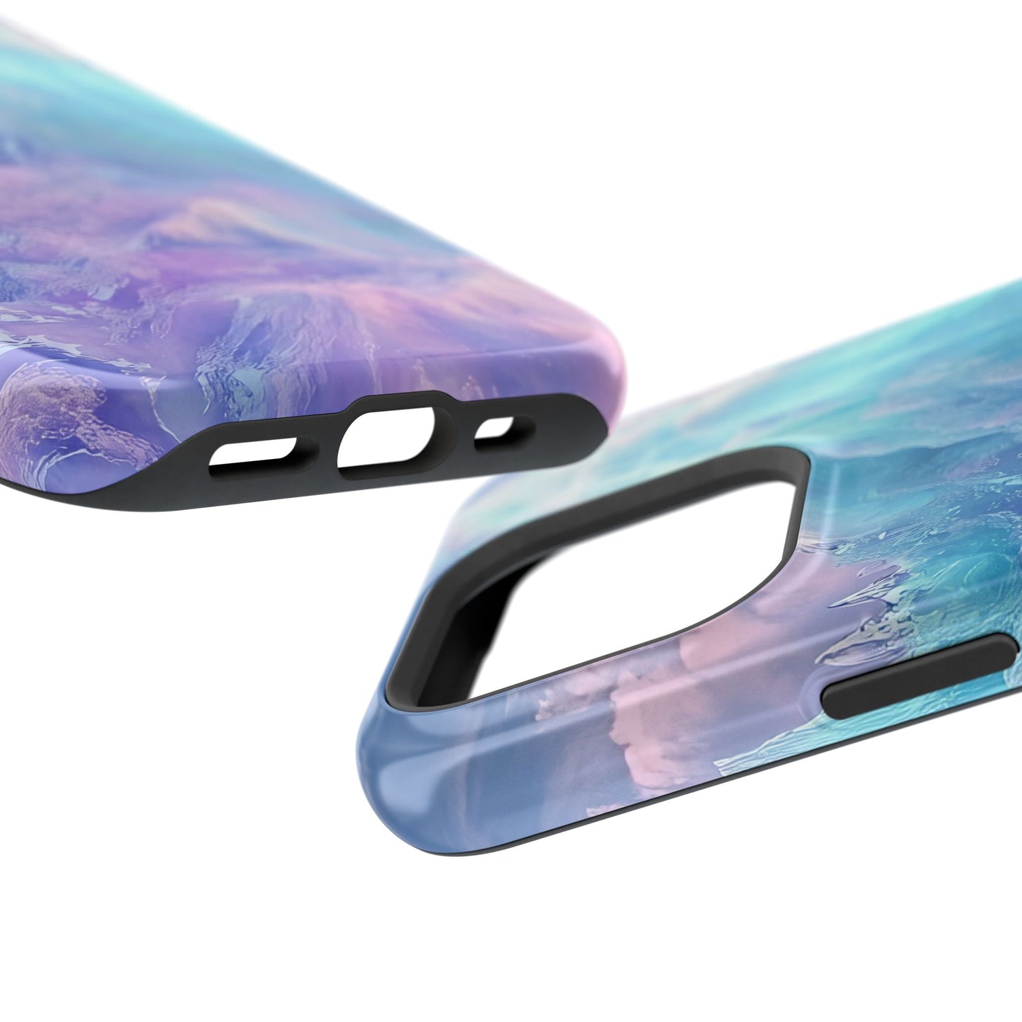 Phone Case - Colorful Abstract Waves Design