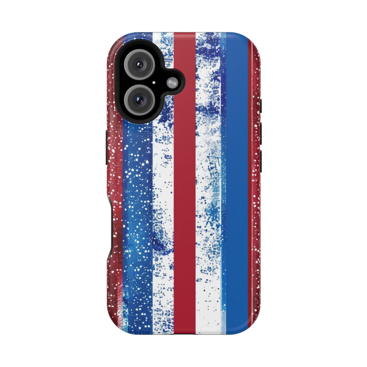 Patriotic Stripes Impact-Resistant Phone Case