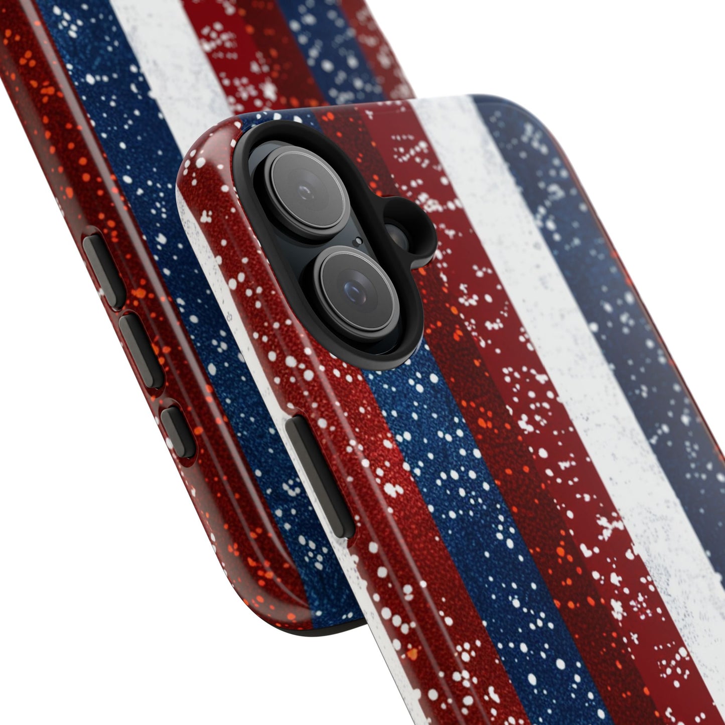 Patriotic Glitter Tough Phone Case