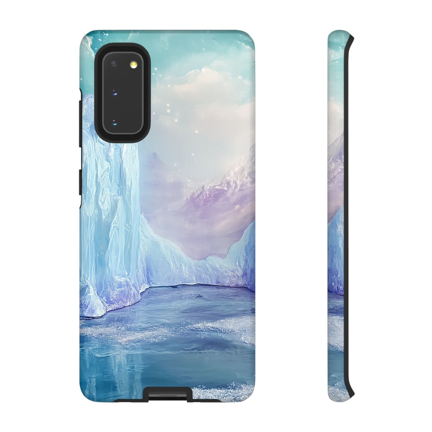 Artistic Phone Case with Iceberg Design