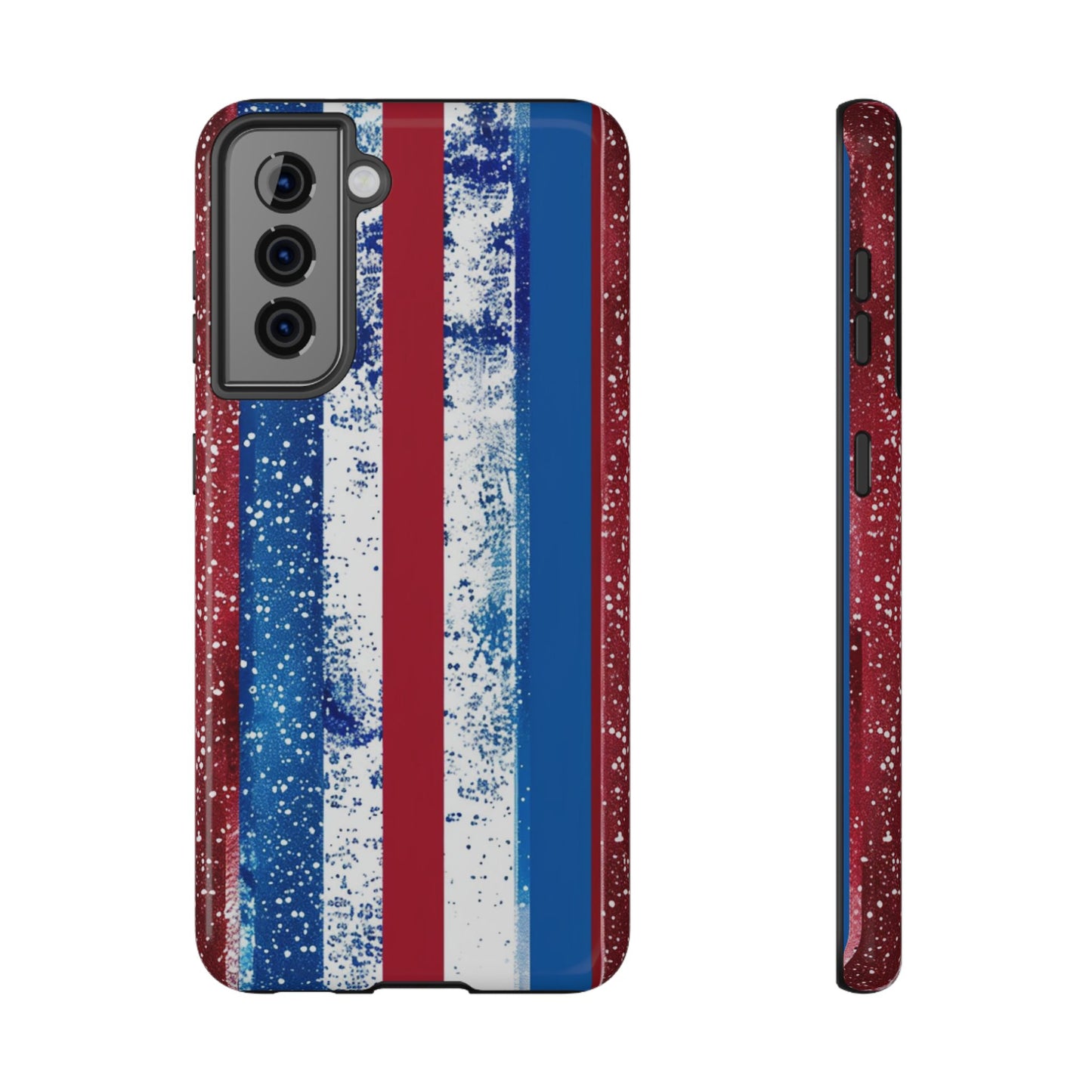 Patriotic Stripes Impact-Resistant Phone Case