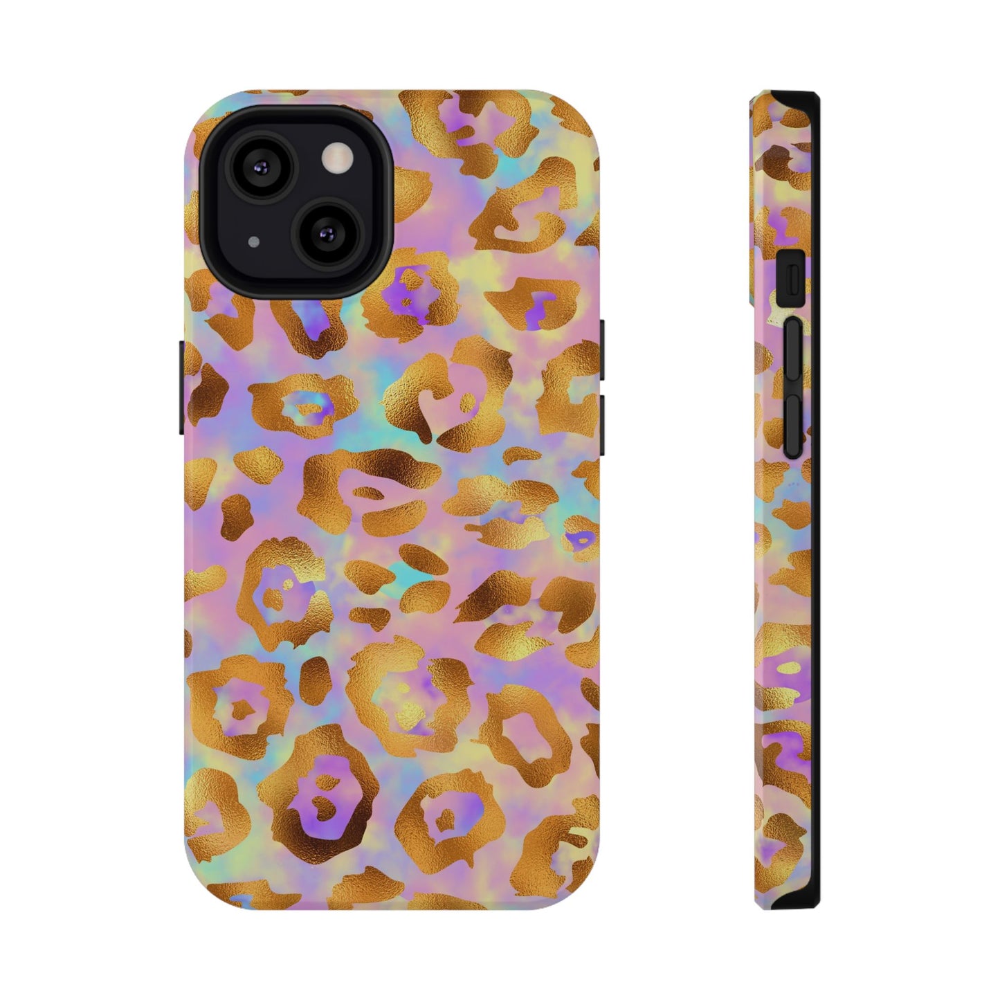 Leopard Print Impact-Resistant Phone Case