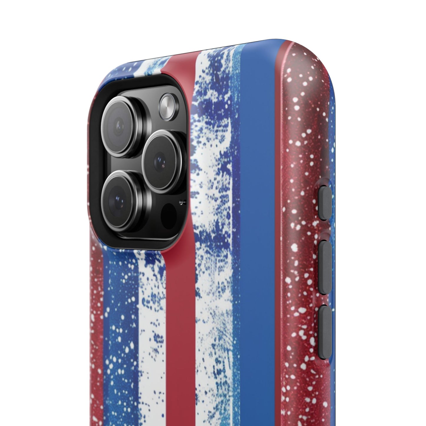 Patriotic Stripes Impact-Resistant Phone Case