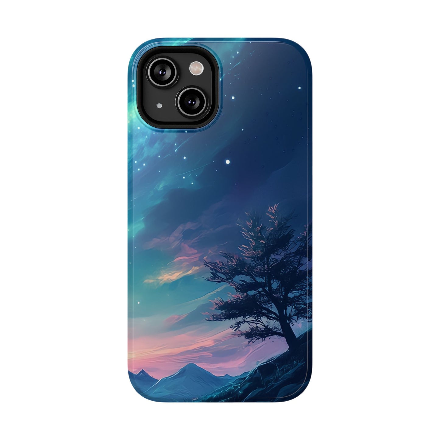 Stunning Galaxy Tree Impact-Resistant Phone Case