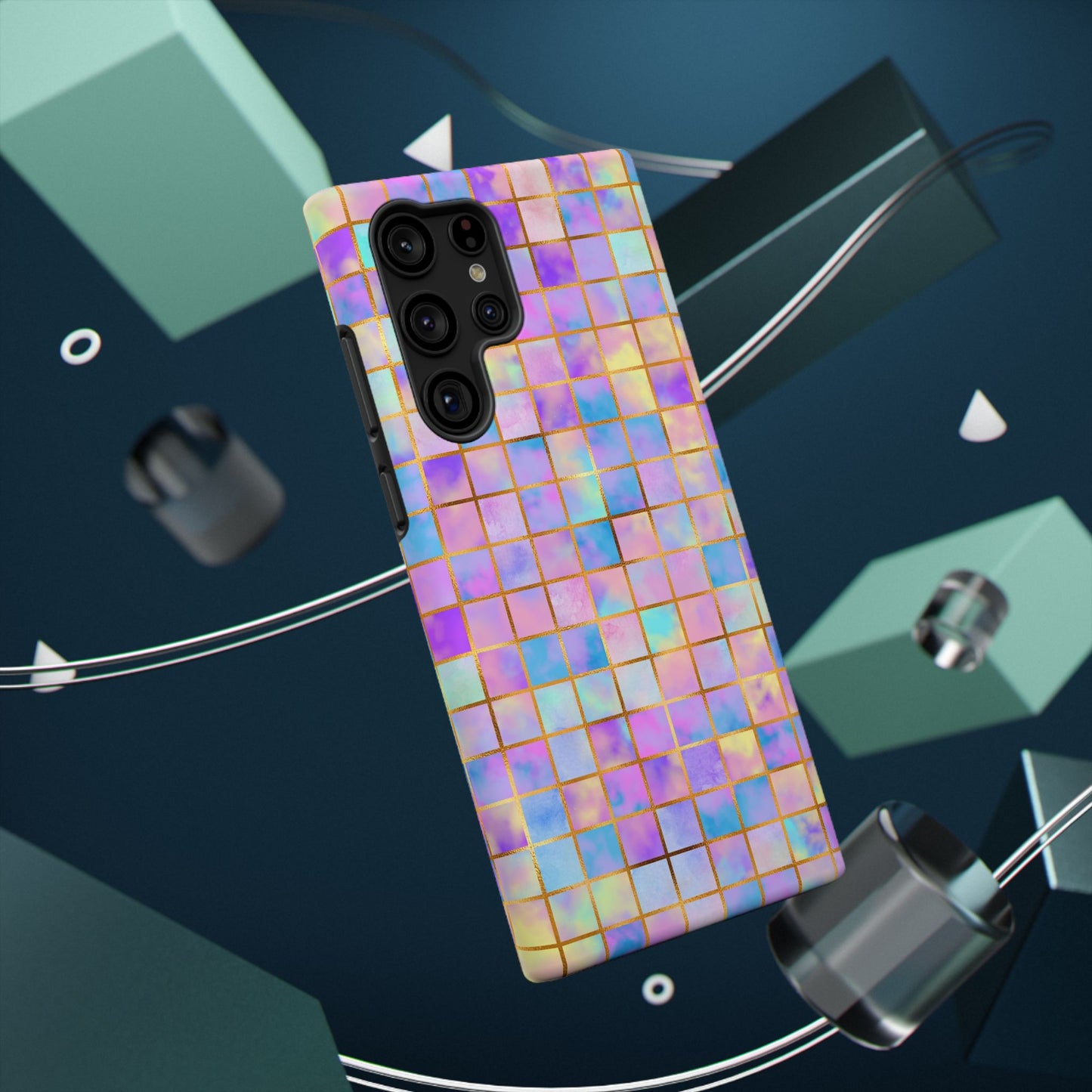 Colorful Mosaic Impact-Resistant Phone Case