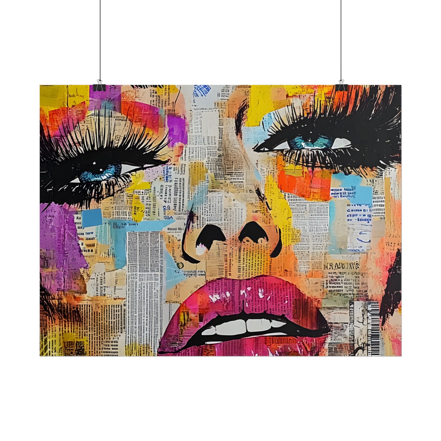 Pop Culture Woman 1 -Vibrant Art Prints, Fashion Poster,