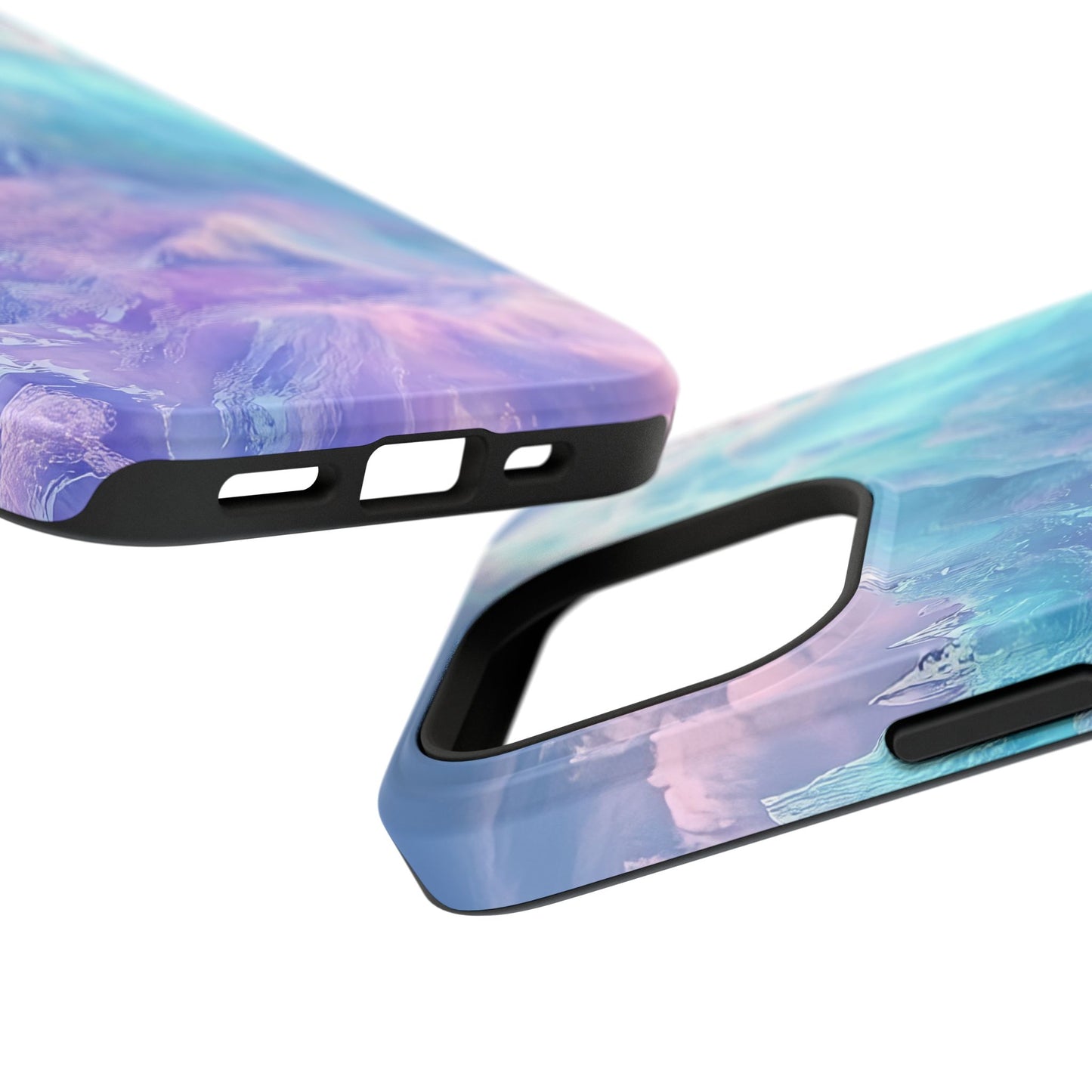 Phone Case - Colorful Abstract Waves Design