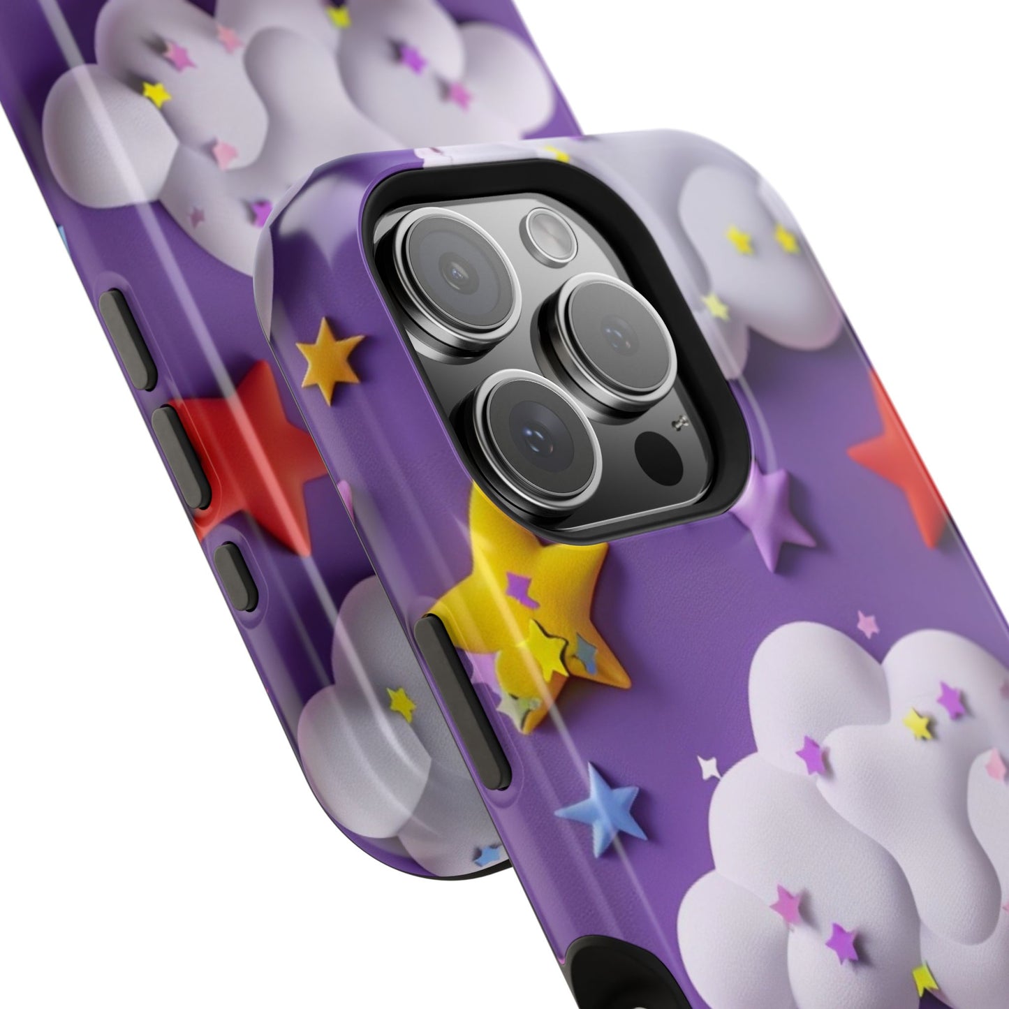 Colorful Cloud & Star Phone Case