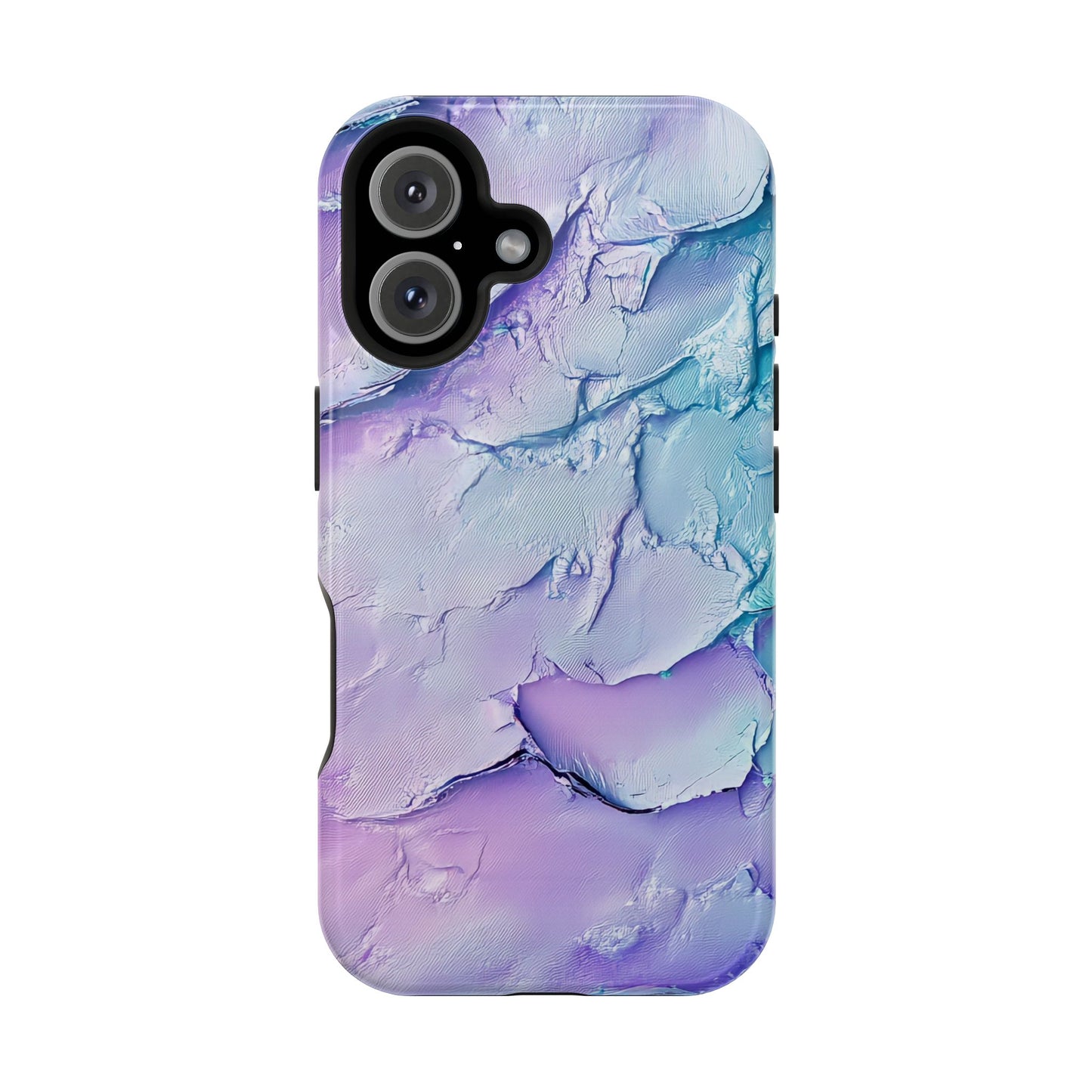 Vibrant Impact-Resistant Phone Case - Colorful Texture Design