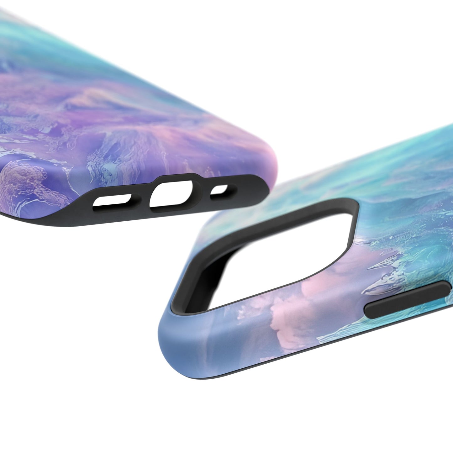 Phone Case - Colorful Abstract Waves Design