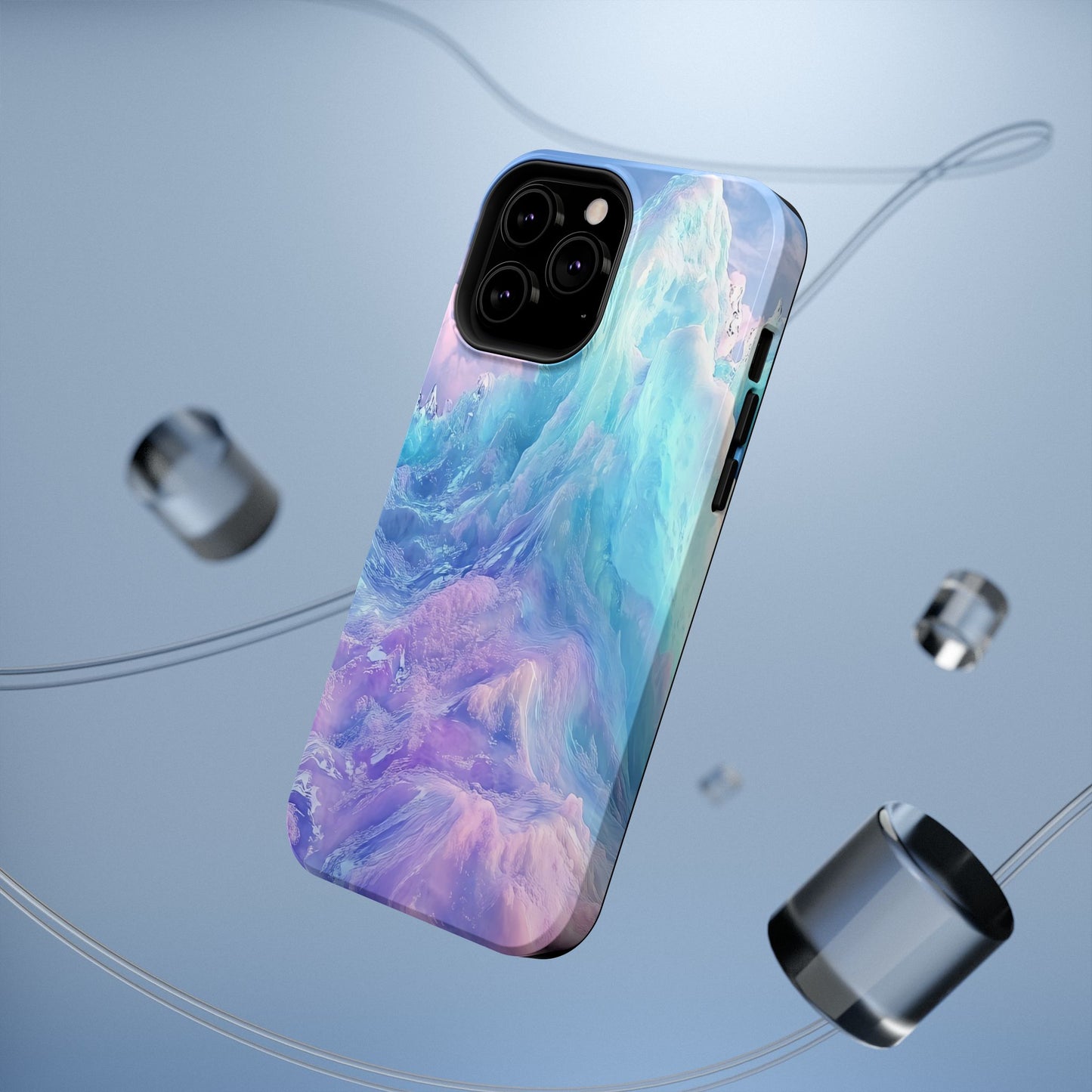 Phone Case - Colorful Abstract Waves Design