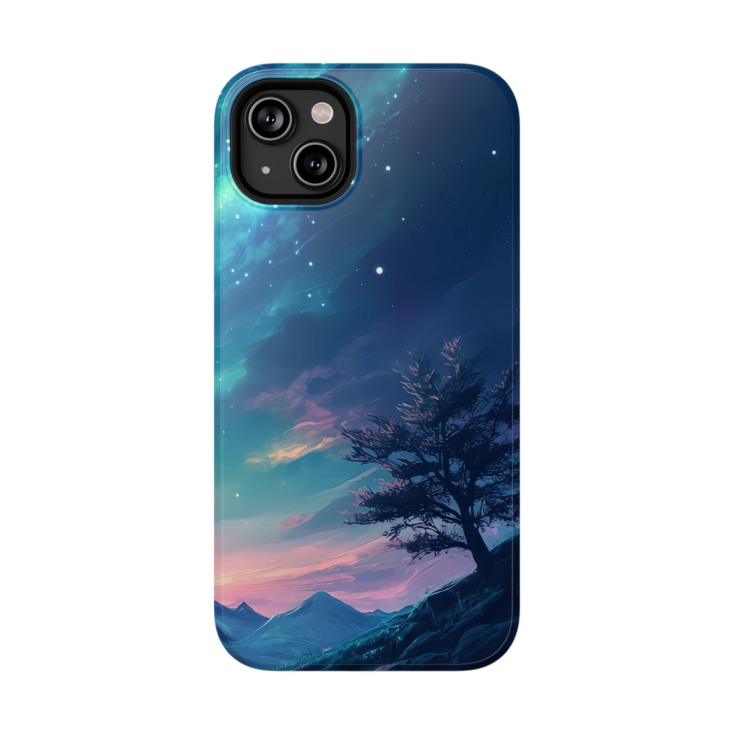 Stunning Galaxy Tree Impact-Resistant Phone Case