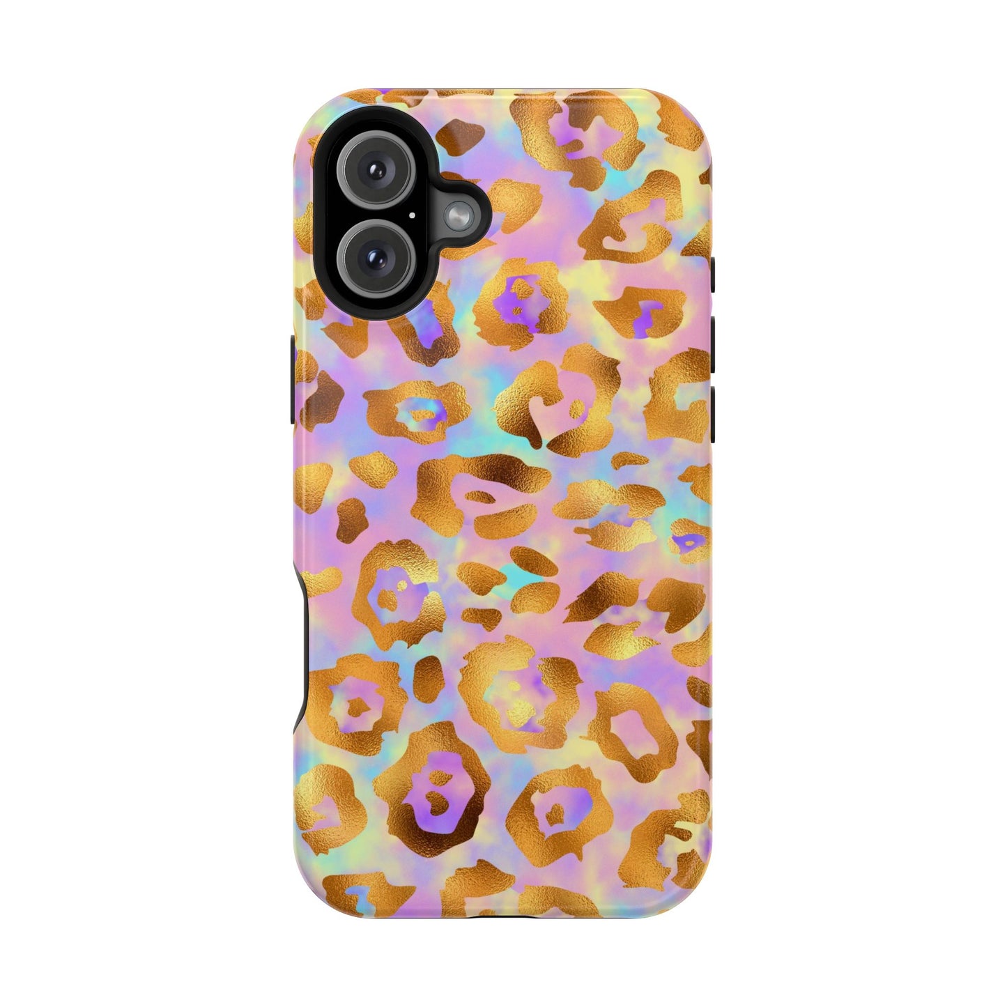 Leopard Print Impact-Resistant Phone Case