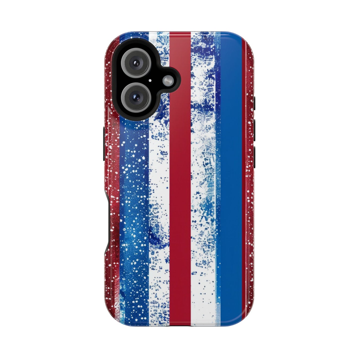 Patriotic Stripes Impact-Resistant Phone Case