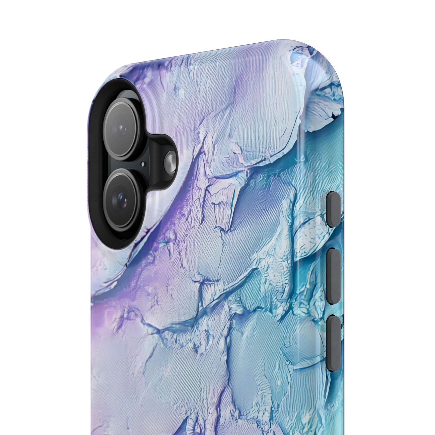 Vibrant Impact-Resistant Phone Case - Colorful Texture Design