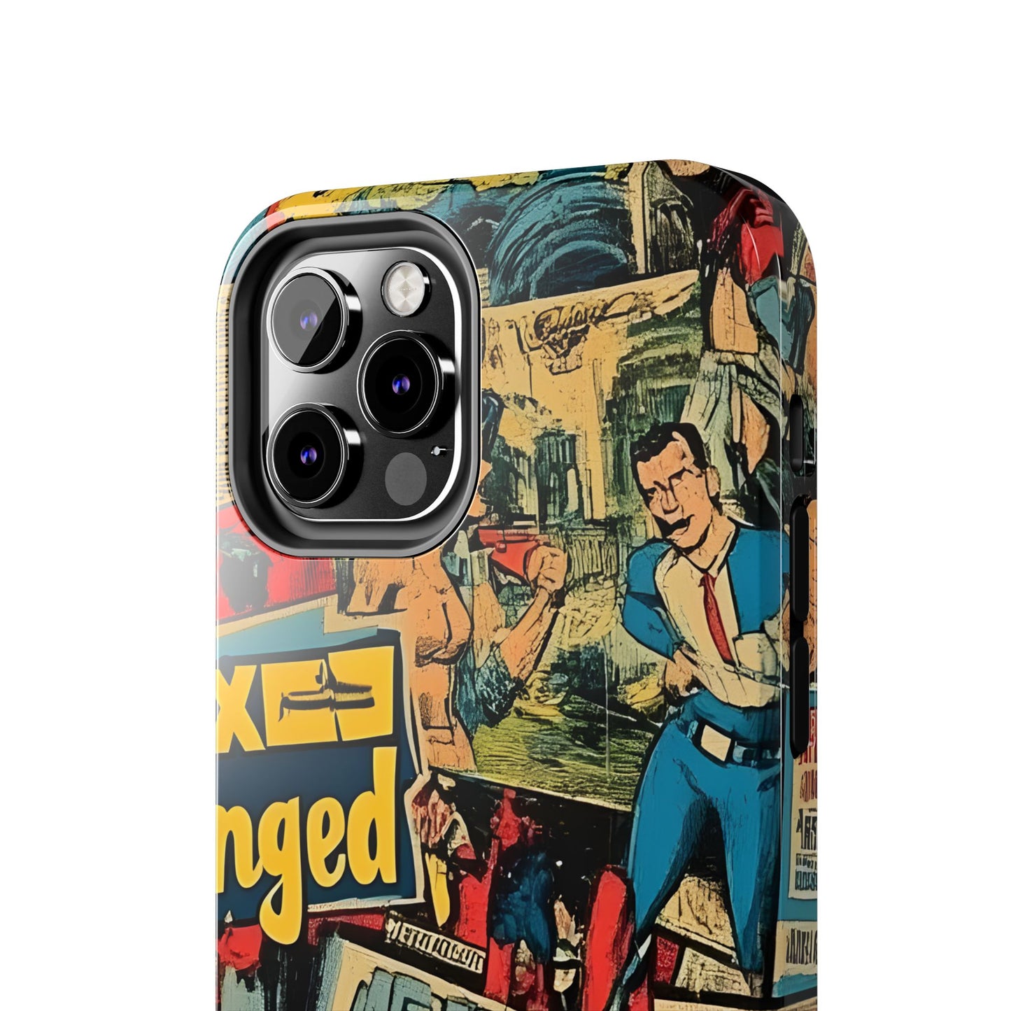 Vintage Comic - Tough Phone Cases, Superhero Phone Covers