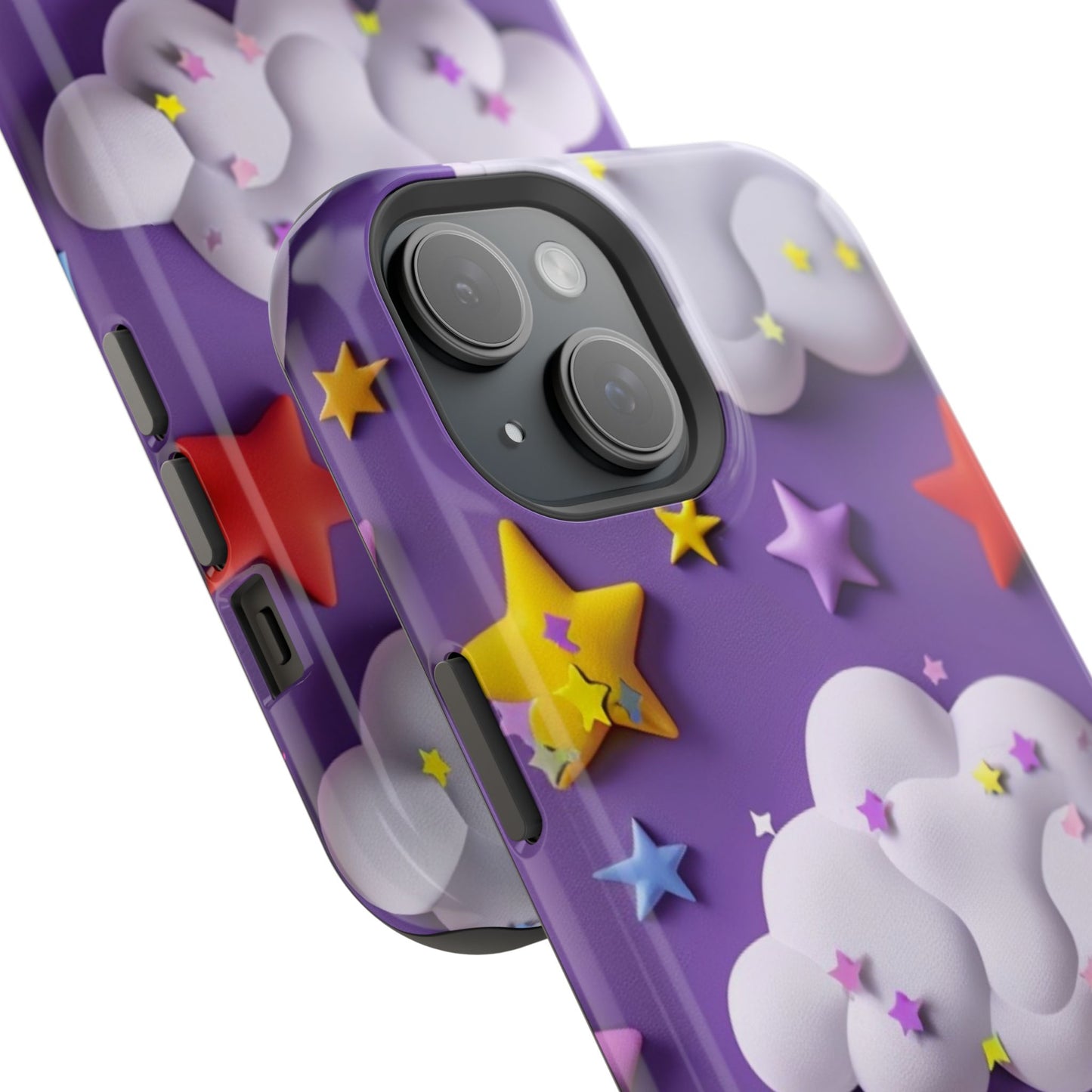 Colorful Cloud & Star Phone Case